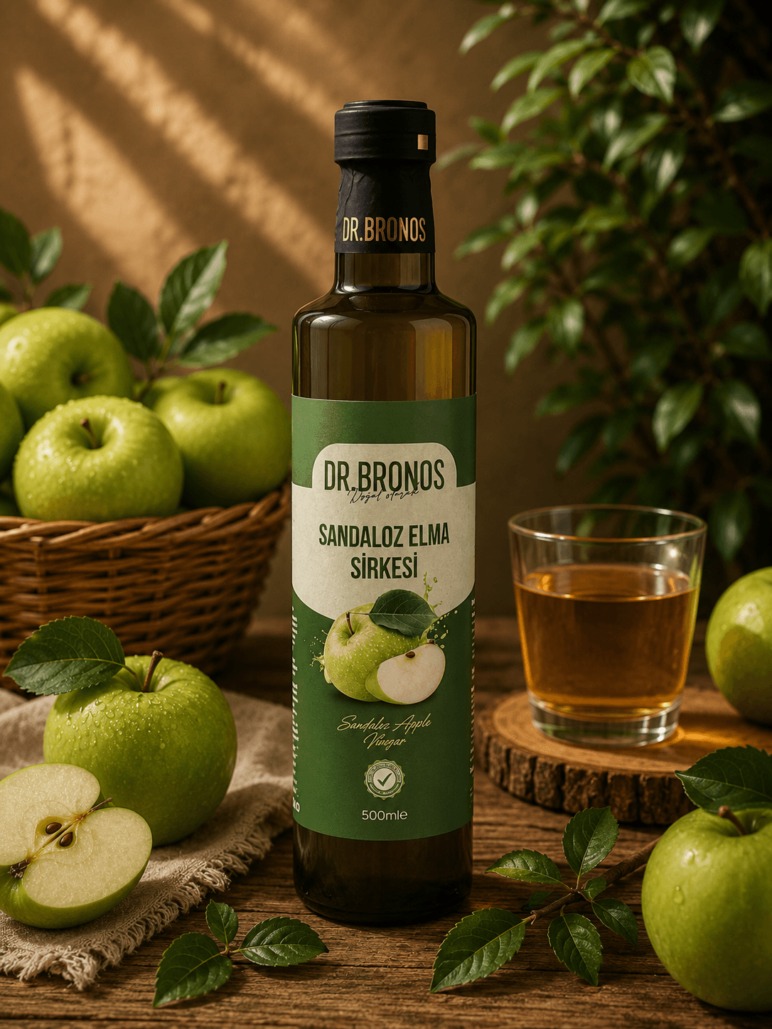 SANDALOZLU ELMA SİRKESİ 500 ML