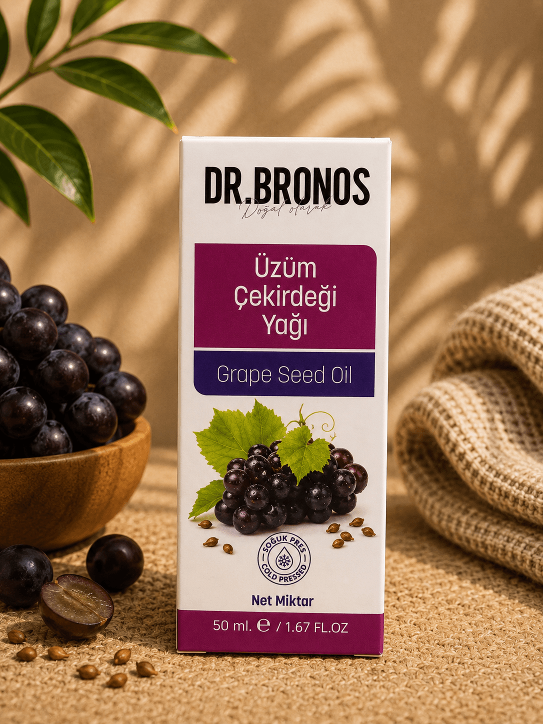 ÜZÜM ÇEKİRDEĞİ YAĞI ( SOĞUK PRES ) 50 ML