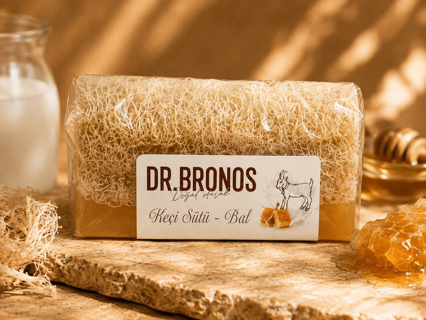 KABAK LİFLİ KEÇİ SÜTÜ BALLI SABUN 110 GR