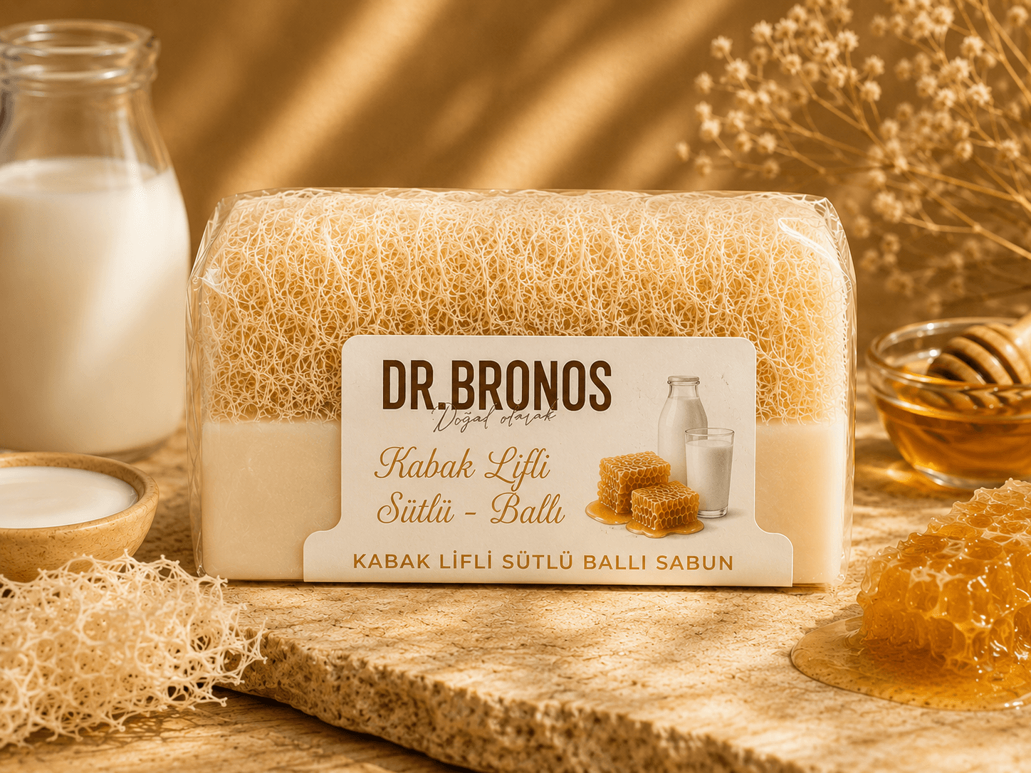 KABAK LİFLİ SÜTLÜ BALLI SABUN 110 GR