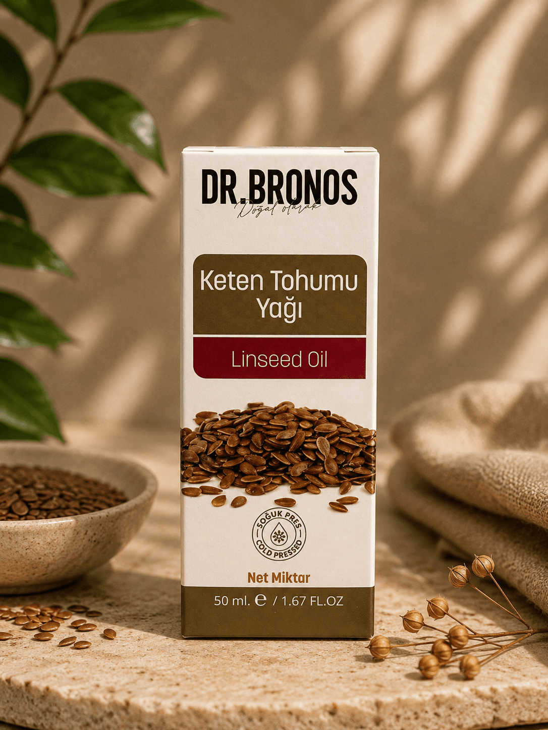 KETEN TOHUMU YAĞI ( SOĞUK PRES ) 50 ML