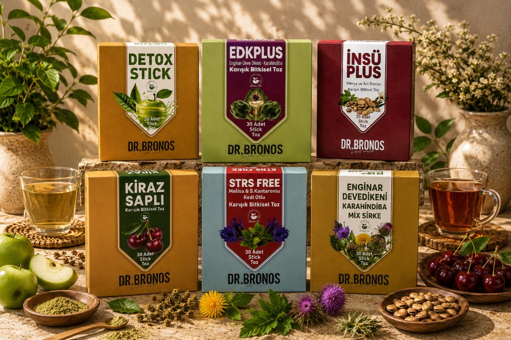 Dr. Bronos 30'lu Ekstraktlı Stick Çaylar